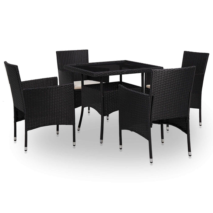 Set de Mobilier 5 pcs Negru - WALTI WALTI