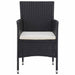 Set de Mobilier 5 pcs Negru - WALTI WALTI