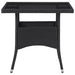Set de Mobilier 5 pcs Negru - WALTI WALTI