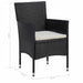 Set de Mobilier 5 pcs Negru - WALTI WALTI