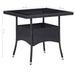 Set de Mobilier 5 pcs Negru - WALTI WALTI