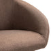 Scaune de bucătărie, 6 buc. maro, material textil - WALTI WALTI