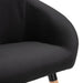 Scaune de sufragerie, 6 buc. negru, material textil - WALTI WALTI