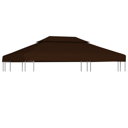 Acoperiș de pavilion, 2 niveluri, maro, 4x3 m, 310 g/m² - WALTI WALTI