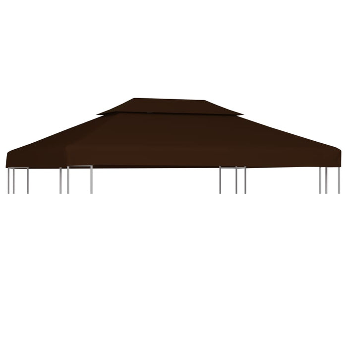 Acoperiș de pavilion, 2 niveluri, maro, 4x3 m, 310 g/m² WALTI