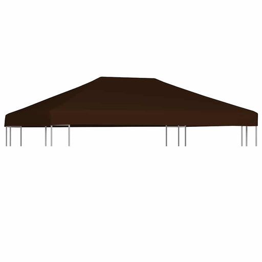 Acoperiș pentru pavilion, 310 g/m², maro, 3 x 4 m - WALTI WALTI