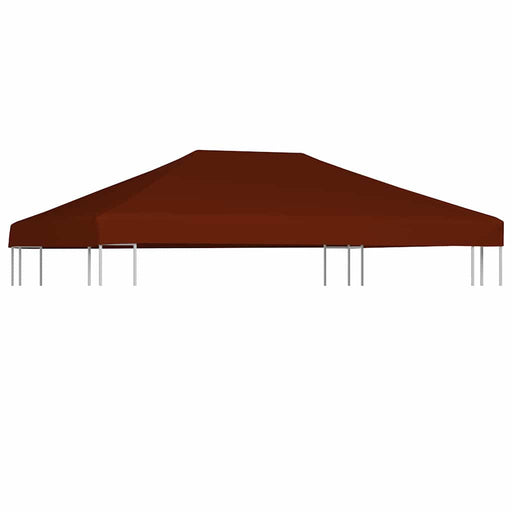 Acoperiș pentru pavilion, 310 g/m², cărămiziu, 3 x 4 m - WALTI WALTI