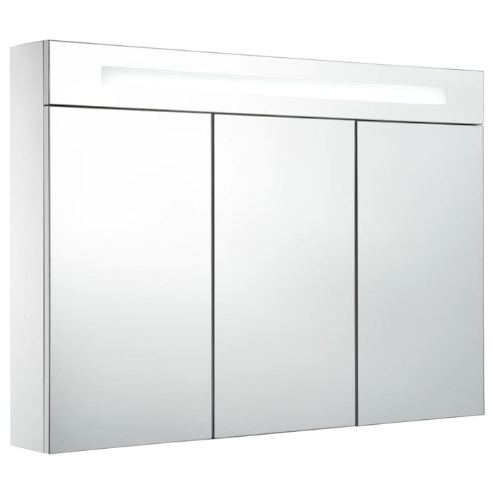 Dulap de baie cu oglindă și LED, 88 x 13 x 62 cm WALTI