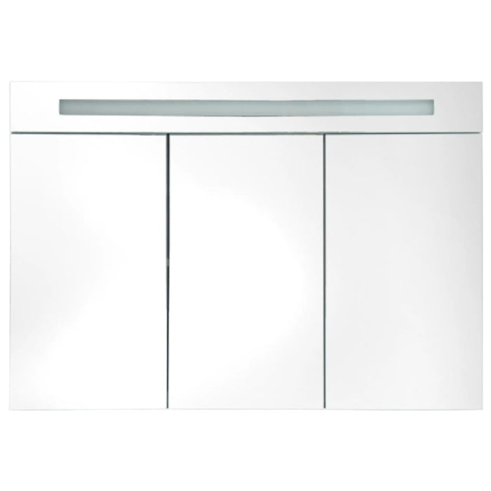 Dulap de baie cu oglindă și LED, 88 x 13 x 62 cm WALTI