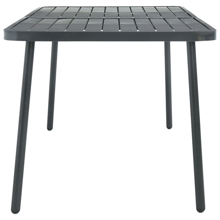 Masă de grădină gri închis 180x83x72 cm oțel - WALTI WALTI