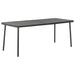 Set mobilier de exterior, 9 piese, gri închis, oțel - WALTI WALTI