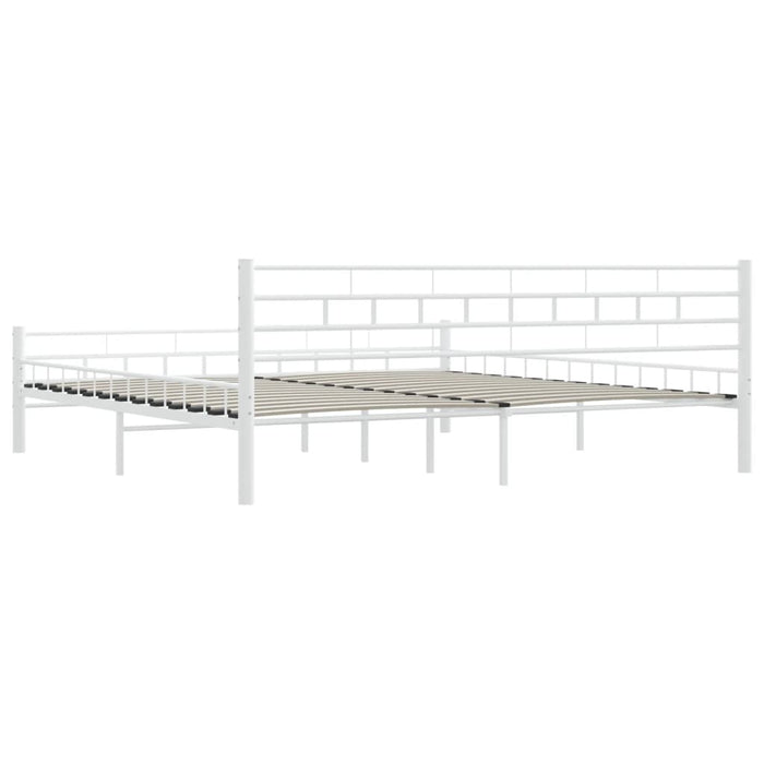 Cadru de pat, alb, 200 x 200 cm, metal - WALTI WALTI