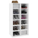 Pantofar, alb, 54x34x100,5 cm, lemn compozit - WALTI WALTI