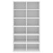 Pantofar, alb, 54x34x100,5 cm, lemn compozit - WALTI WALTI