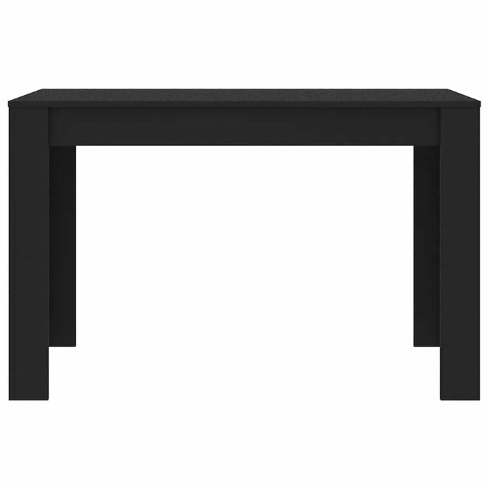 Masă de bucătărie, negru, 120x60x76 cm, lemn prelucrat WALTI
