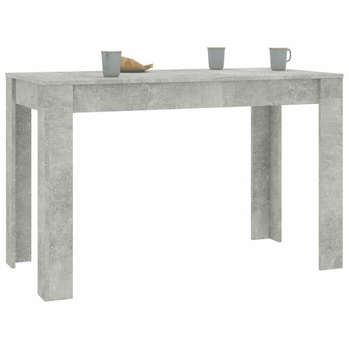 Masă de bucătărie, gri beton, 120x60x76 cm, lemn prelucrat - WALTI WALTI