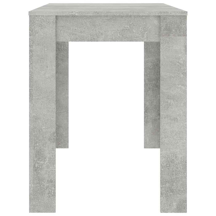 Masă de bucătărie, gri beton, 120x60x76 cm, lemn prelucrat - WALTI WALTI