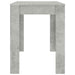 Masă de bucătărie, gri beton, 120x60x76 cm, lemn prelucrat - WALTI WALTI