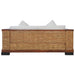 Set de canapele cu perne, 2 piese, maro, ratan natural - WALTI WALTI