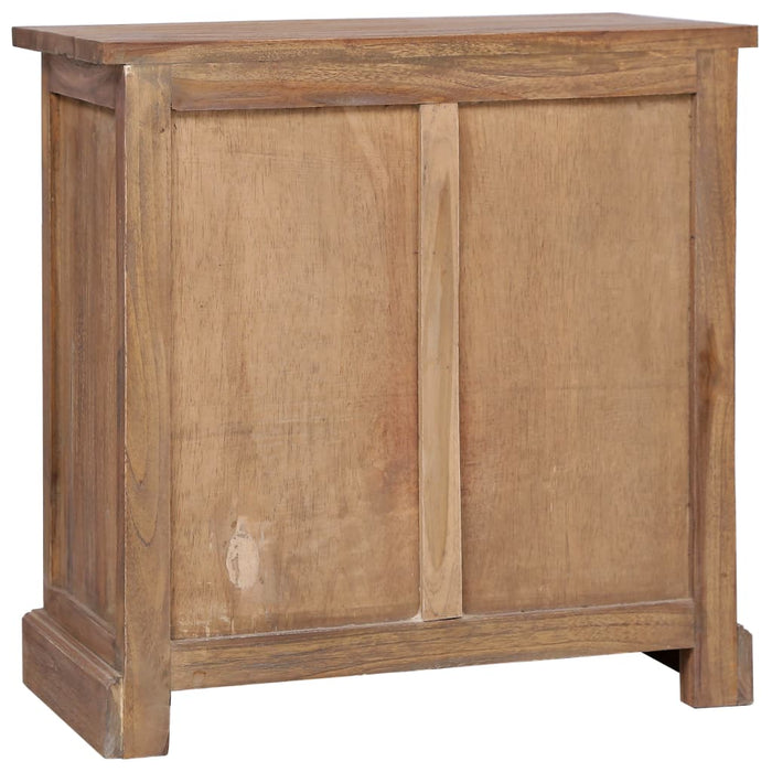 Dulap lateral, 60 x 30 x 60 cm, lemn masiv de tec - WALTI WALTI