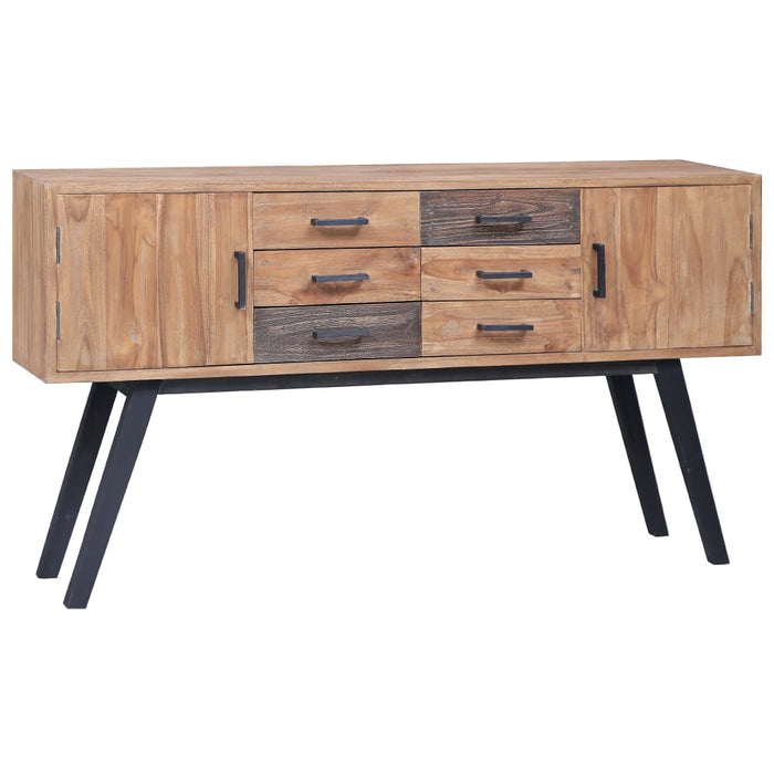 Dulap lateral, 110x30x75 cm, lemn masiv de tec WALTI
