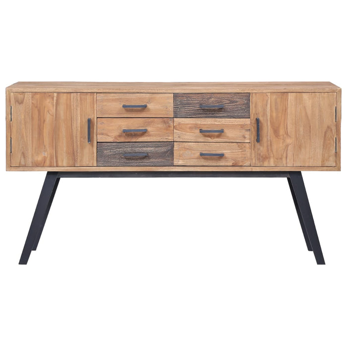 Dulap lateral, 110x30x75 cm, lemn masiv de tec WALTI