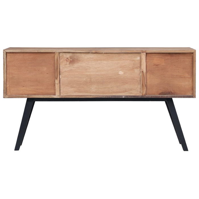 Dulap lateral, 110x30x75 cm, lemn masiv de tec WALTI