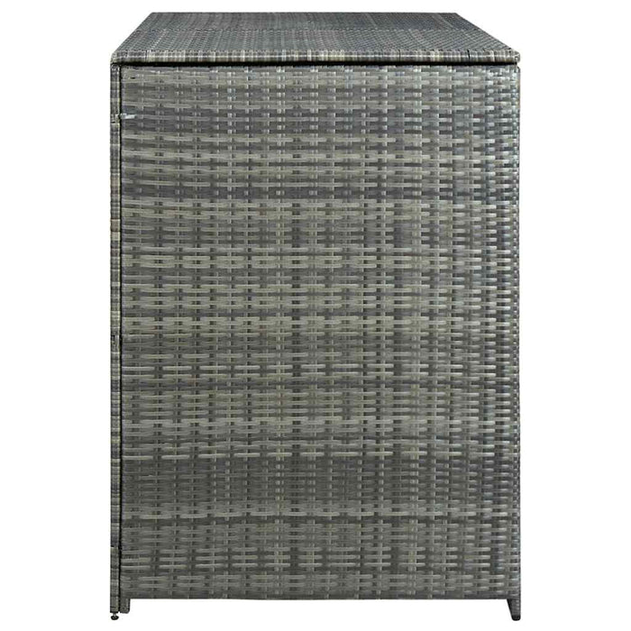 Magazie dublă pentru pubele, antracit, 148x77x111 cm, poliratan - WALTI WALTI