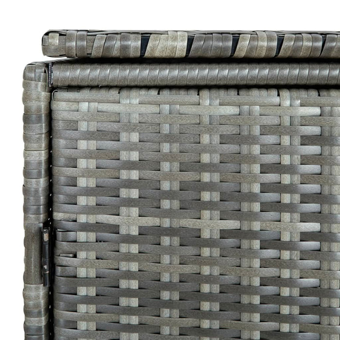 Magazie dublă pentru pubele, antracit, 148x77x111 cm, poliratan - WALTI WALTI