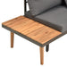 Set mobilier de grădină cu perne, 4 piese, lemn masiv de acacia - WALTI WALTI