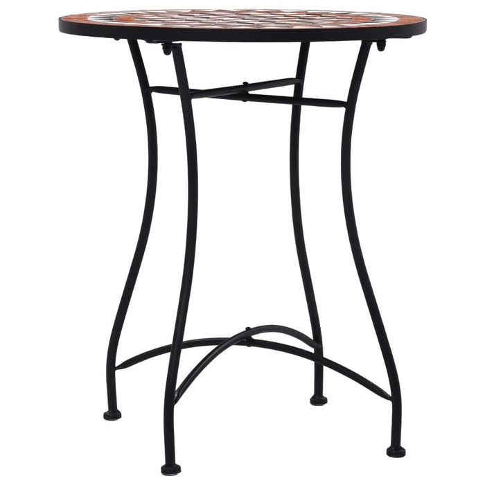 Masă de bistro mozaic, maro, 60 cm, ceramică - WALTI WALTI
