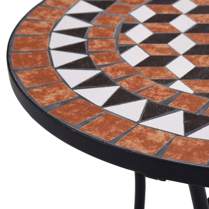 Masă de bistro mozaic, maro, 60 cm, ceramică - WALTI WALTI