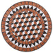 Masă de bistro mozaic, maro, 60 cm, ceramică - WALTI WALTI