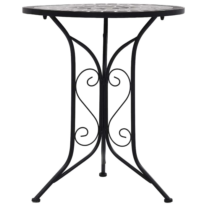 Masă de bistro mozaic, gri, 60 cm, ceramică - WALTI WALTI