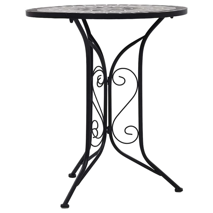 Masă de bistro mozaic, gri, 60 cm, ceramică - WALTI WALTI