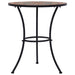 Masă de bistro mozaic, portocaliu/gri, 60 cm, ceramică - WALTI WALTI