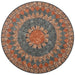 Masă de bistro mozaic, portocaliu/gri, 60 cm, ceramică - WALTI WALTI