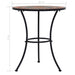 Masă de bistro mozaic, portocaliu/gri, 60 cm, ceramică - WALTI WALTI