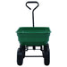 Cărucior manual de grădină basculabil, verde, 300 kg, 75 L - WALTI WALTI