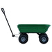 Cărucior manual de grădină basculabil, verde, 300 kg, 75 L - WALTI WALTI