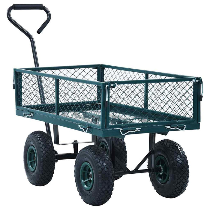 Cărucior manual de grădină, verde, 250 kg - WALTI WALTI