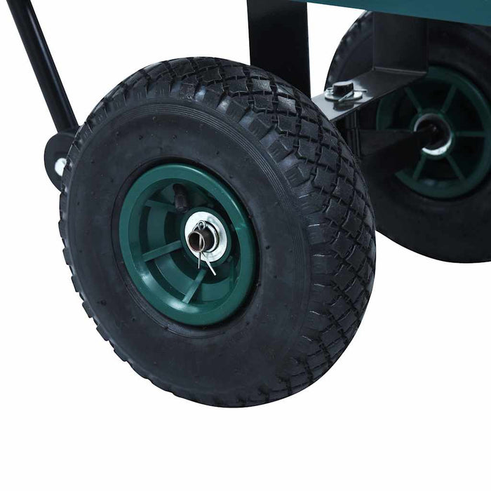 Cărucior manual de grădină, verde, 250 kg - WALTI WALTI