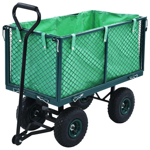 Cărucior manual de grădină, verde, 350 kg - WALTI WALTI