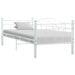 Cadru pat de zi, alb, 90x200 cm, metal - WALTI WALTI