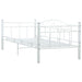 Cadru pat de zi, alb, 90x200 cm, metal - WALTI WALTI