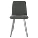 Scaune de bucătărie, 2 buc., gri, catifea - WALTI WALTI