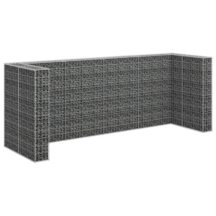 Perete gabion pentru pubele, 320x100x120 cm, oțel galvanizat - WALTI WALTI