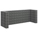 Perete gabion pentru pubele, 320x100x120 cm, oțel galvanizat - WALTI WALTI