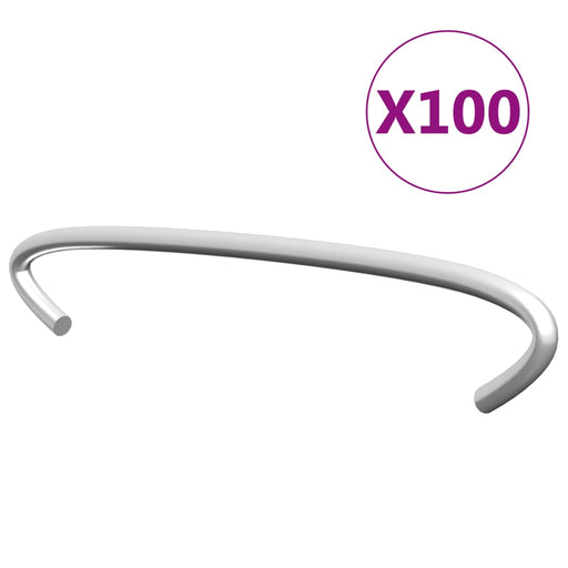 Cârlige pentru gabioane, 100 buc., oțel galvanizat, 10 cm - WALTI WALTI