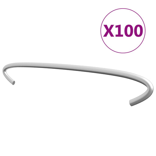 Cârlige pentru gabioane, 100 buc., oțel galvanizat, 20 cm - WALTI WALTI